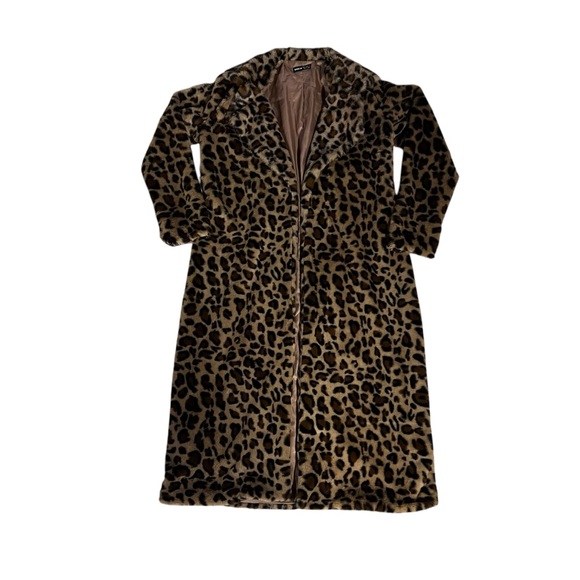 Leopard print trench coat - Picture 1 of 2